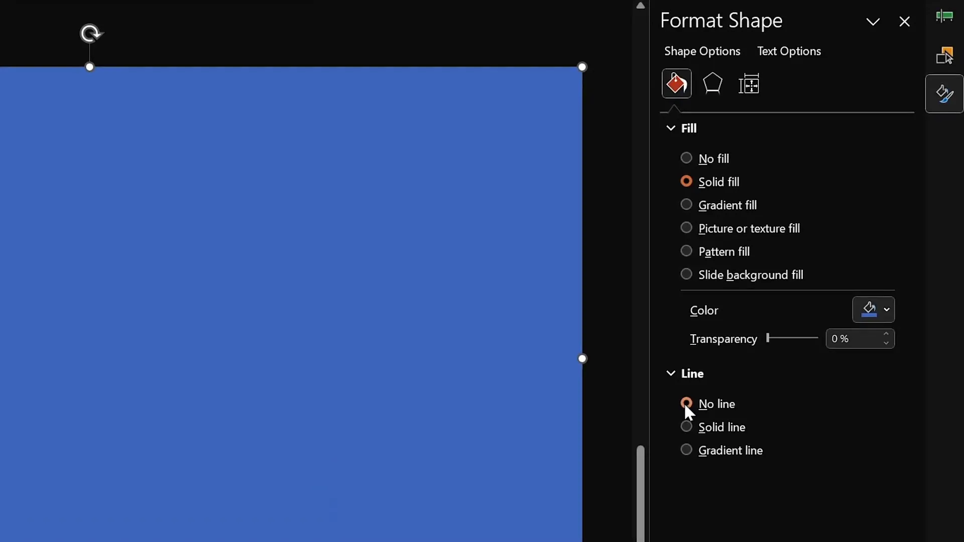 Invisible rectangle shape placed over video to block clicks