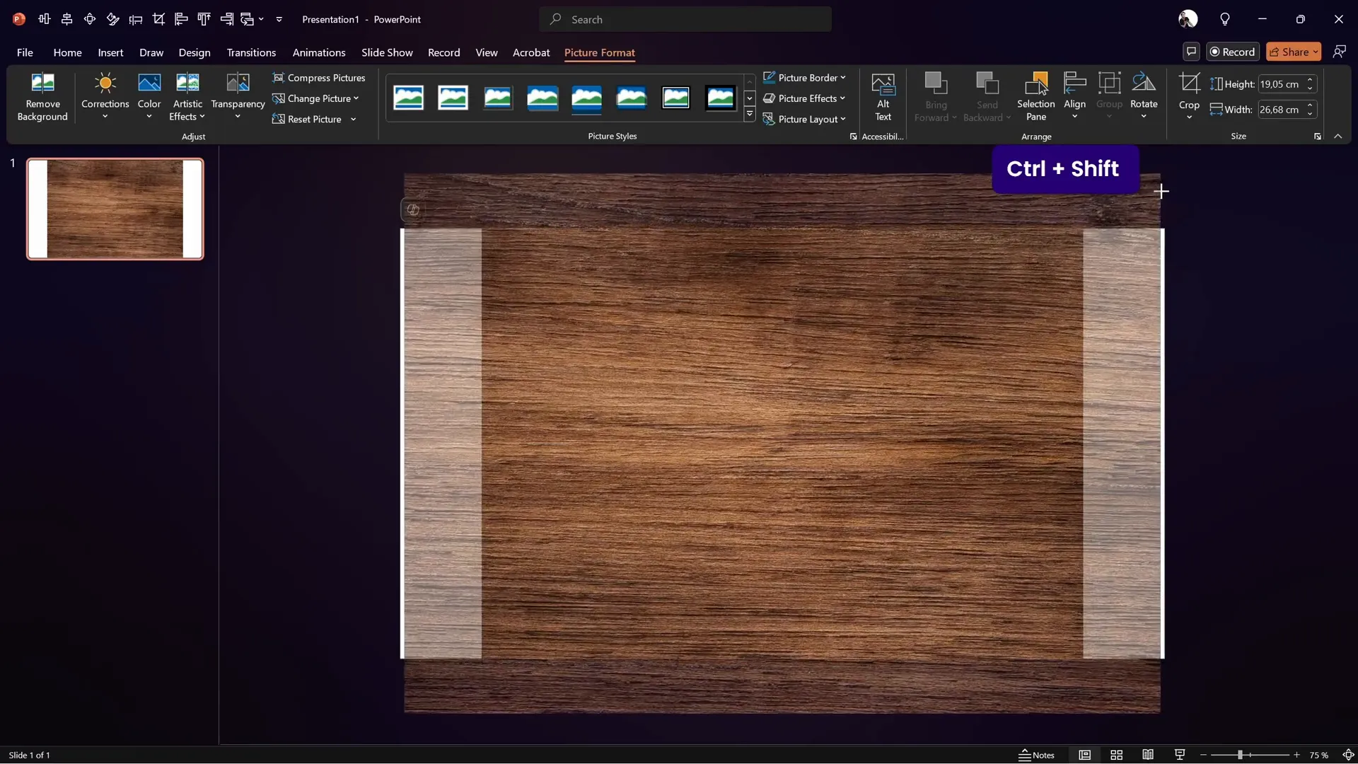 Pasting and resizing background image on slide