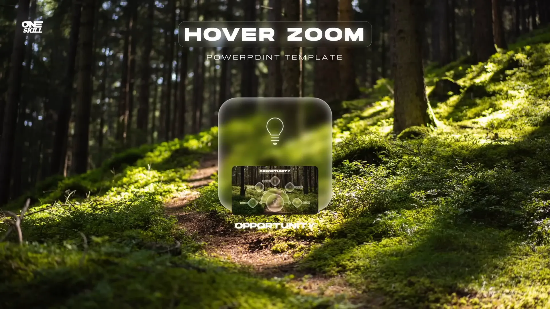 Slide zoom integrated into hover card with return to zoom enabled