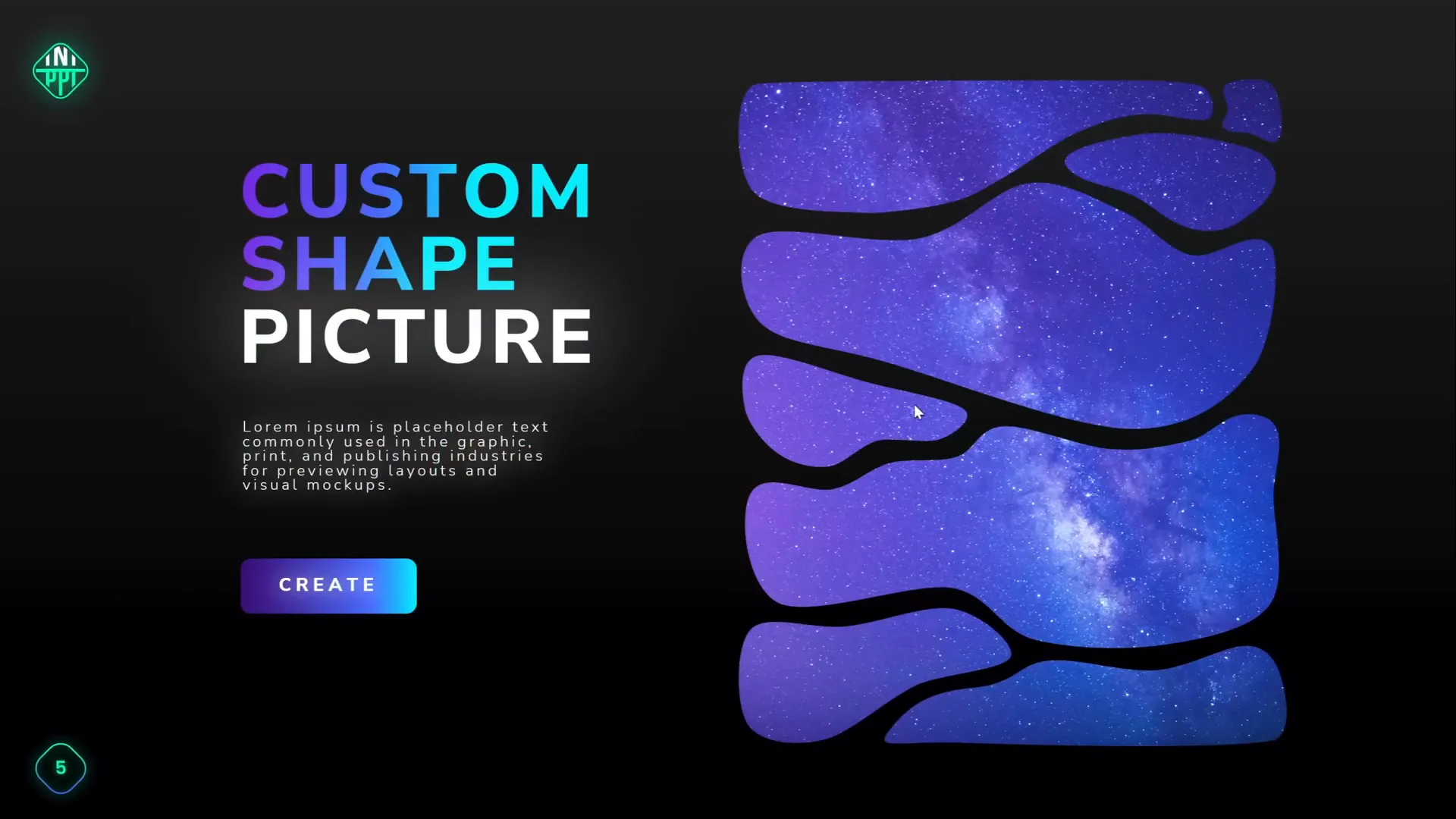 Inserting a photo into a custom blob shape