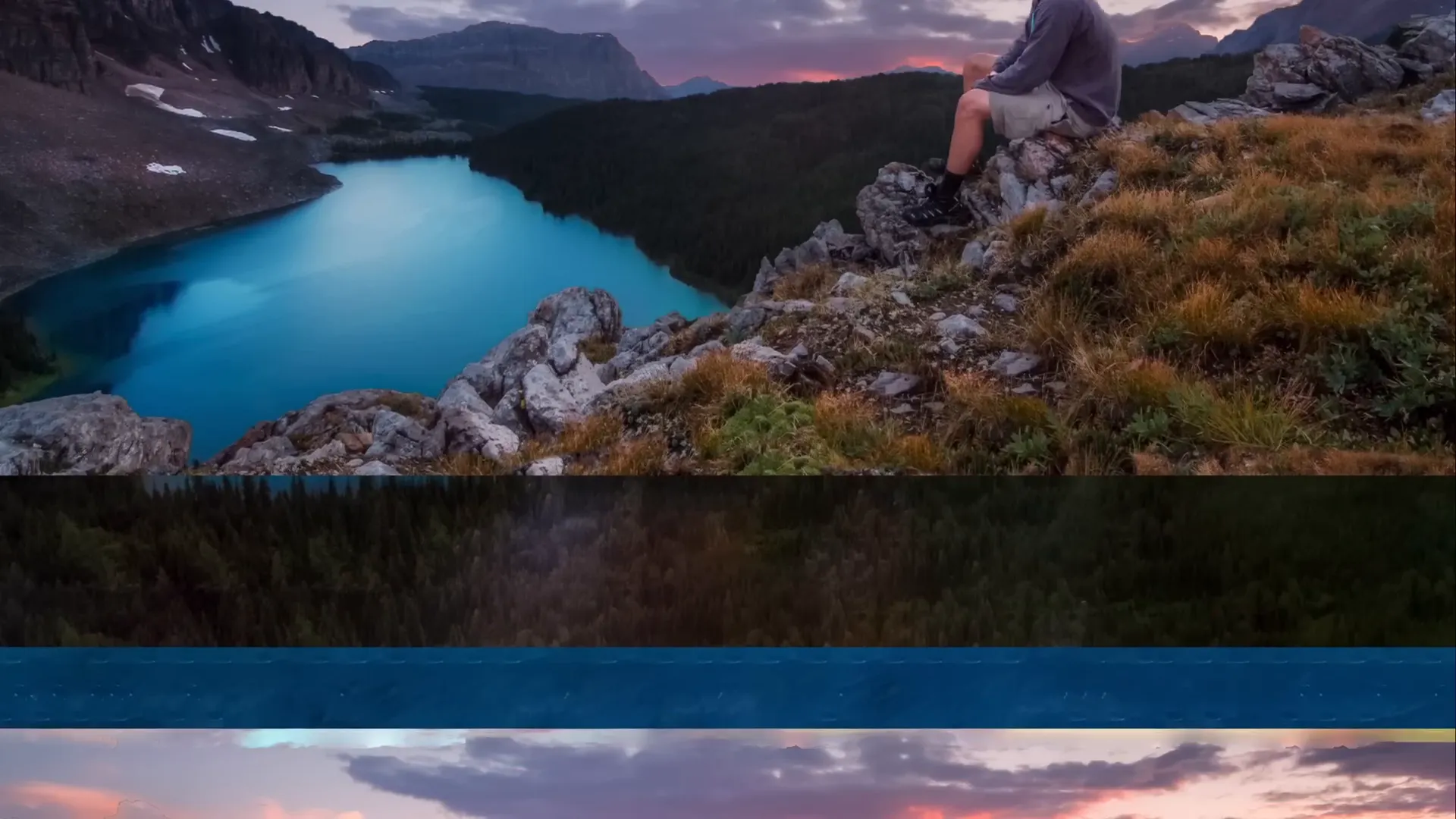 Initial parallax animation showing layer movement in PowerPoint