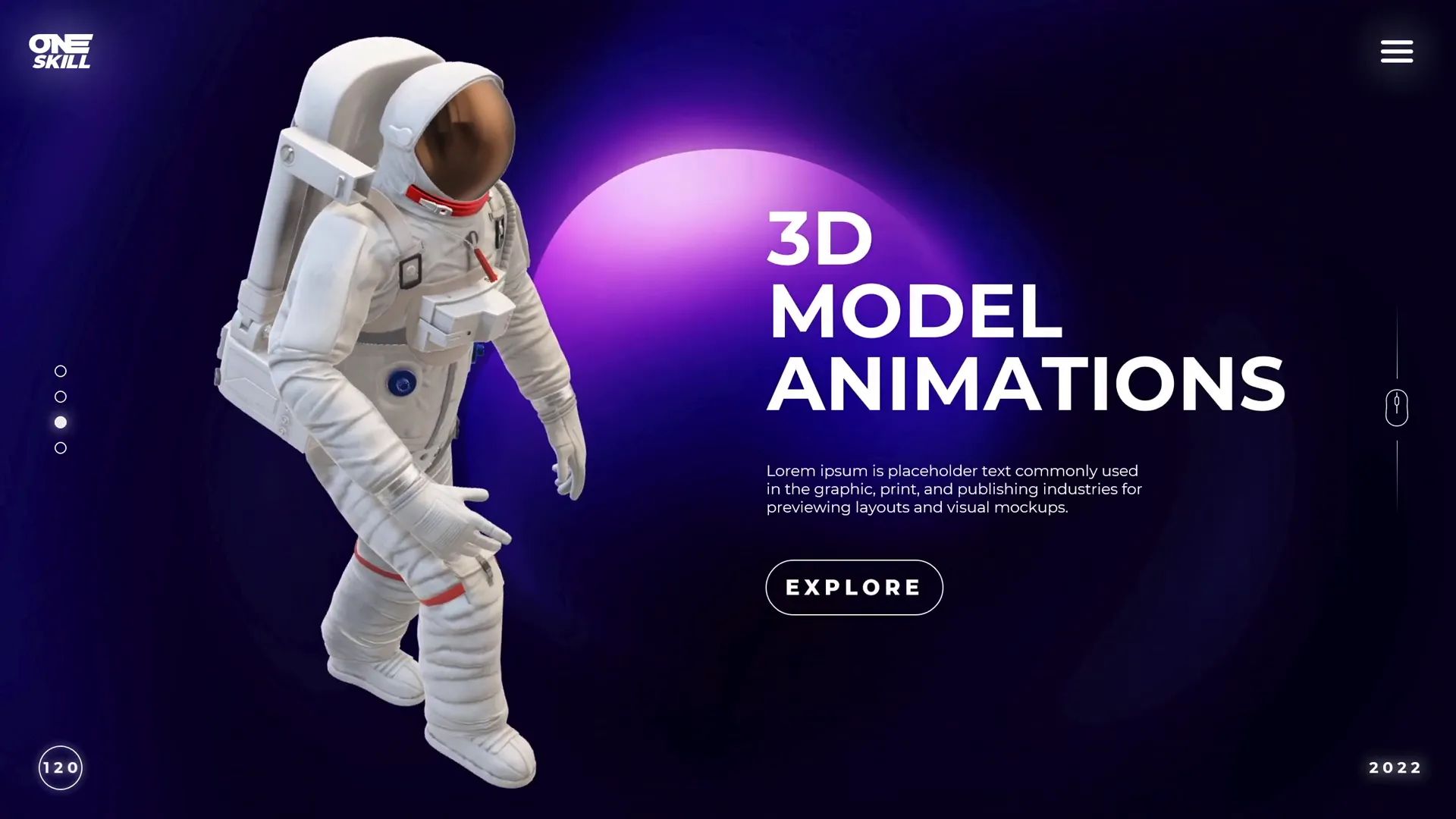 3D model animation example in PowerPoint