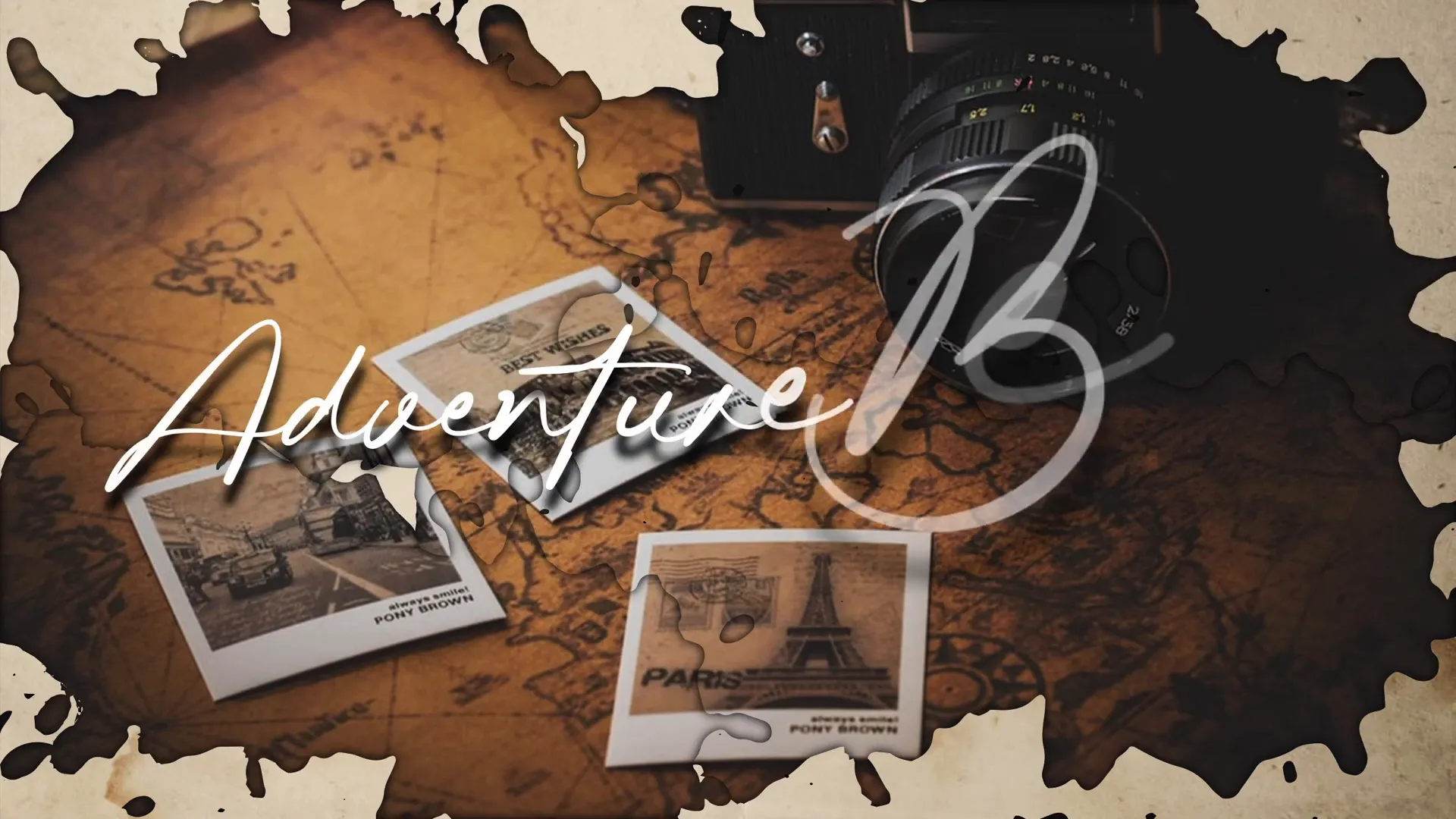 Photo and video animations example in PowerPoint