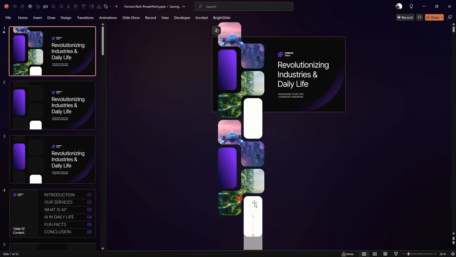 Adding motion path animation going up