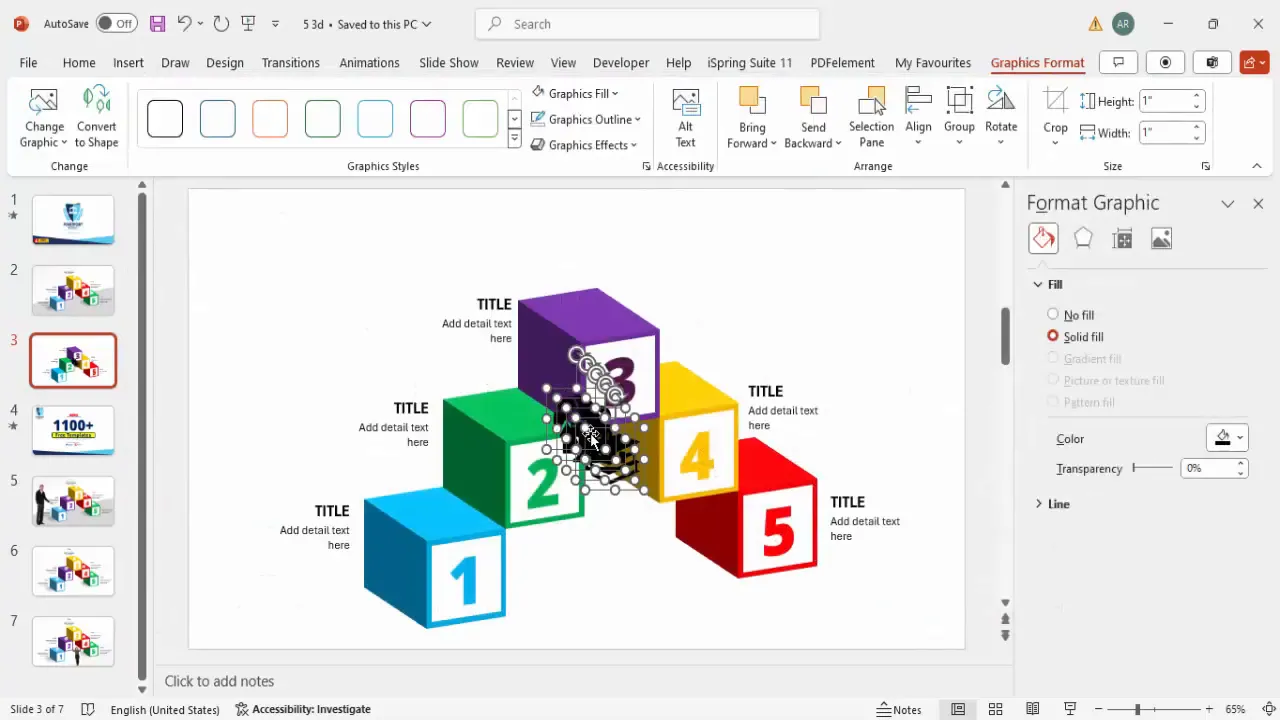 Inserting and styling white icons with shadow effects