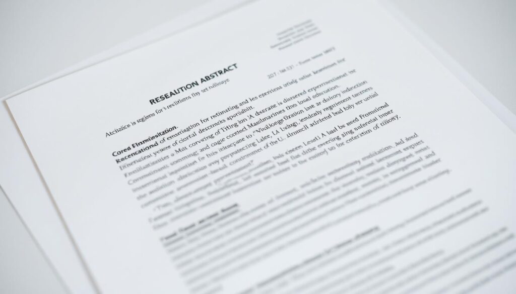 presentation abstract sample