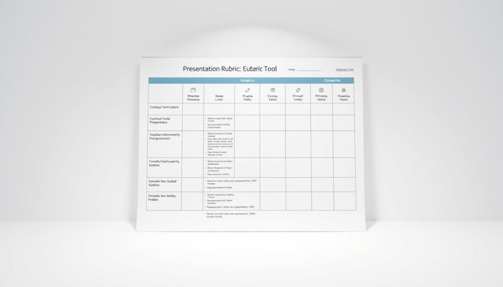 presentation rubric high school