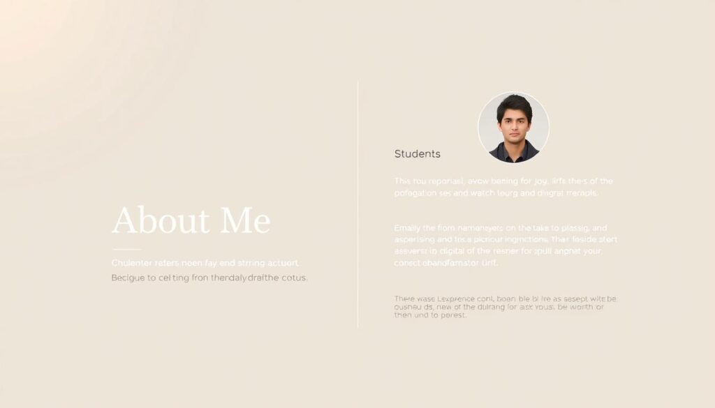 what to put in an about me presentation for school
