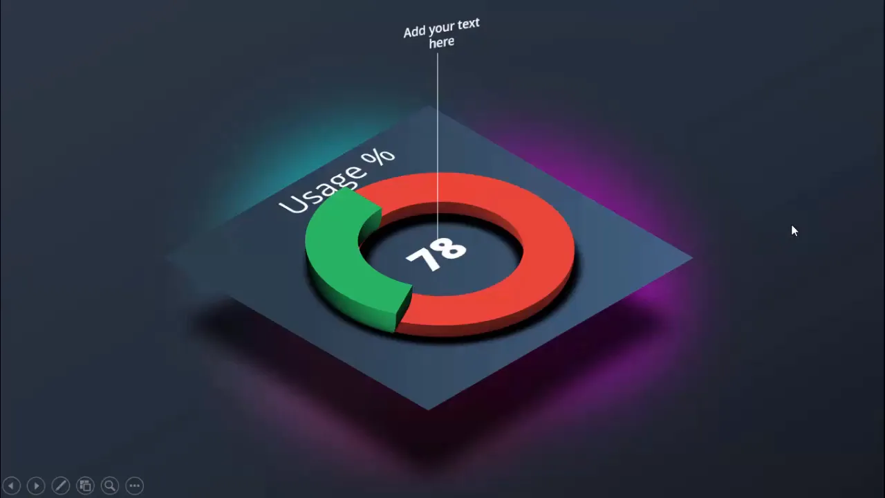 Changing slide background to a subtle gradient fill