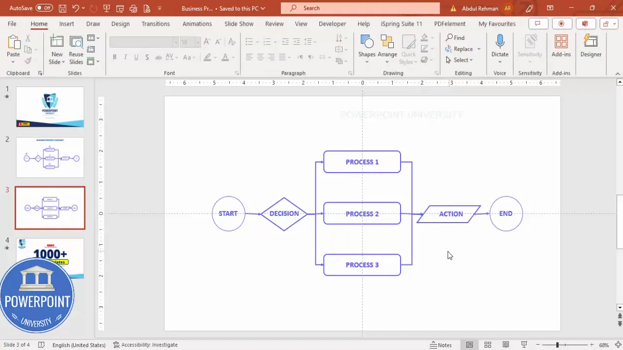 Adding icons to enhance PowerPoint flowchart