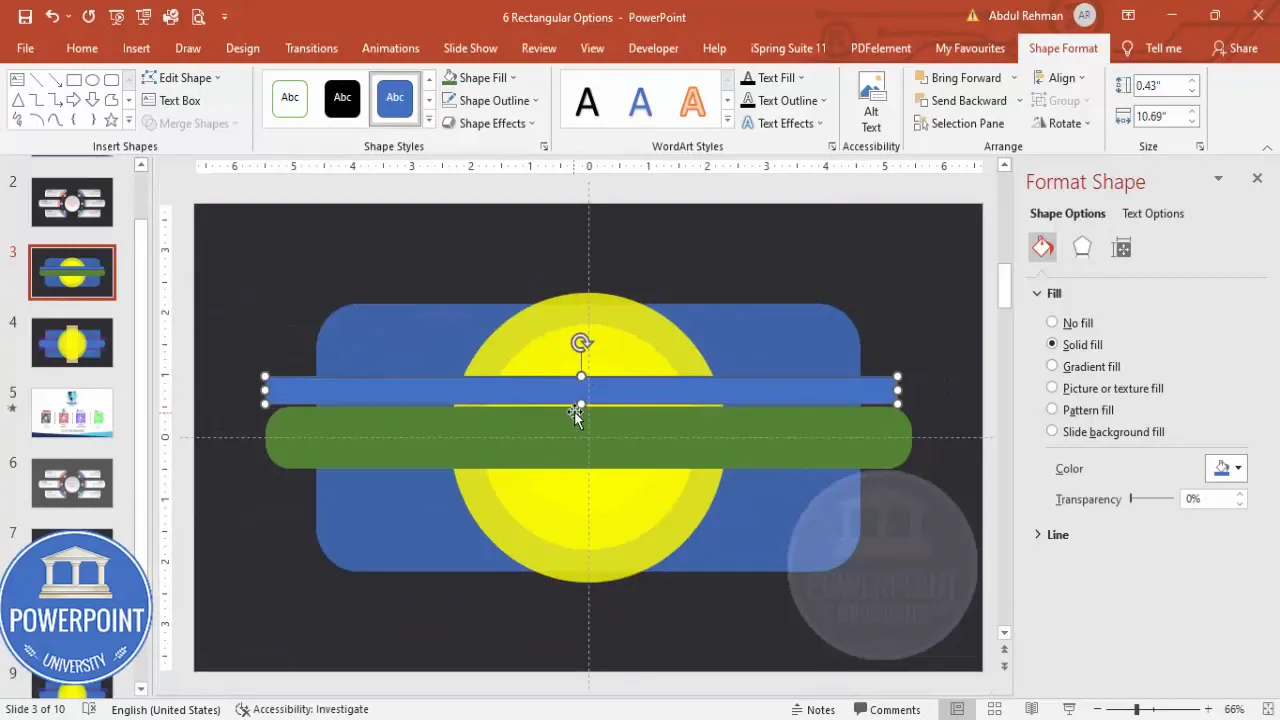 Fine tuning spacing with Align and Distribute tools