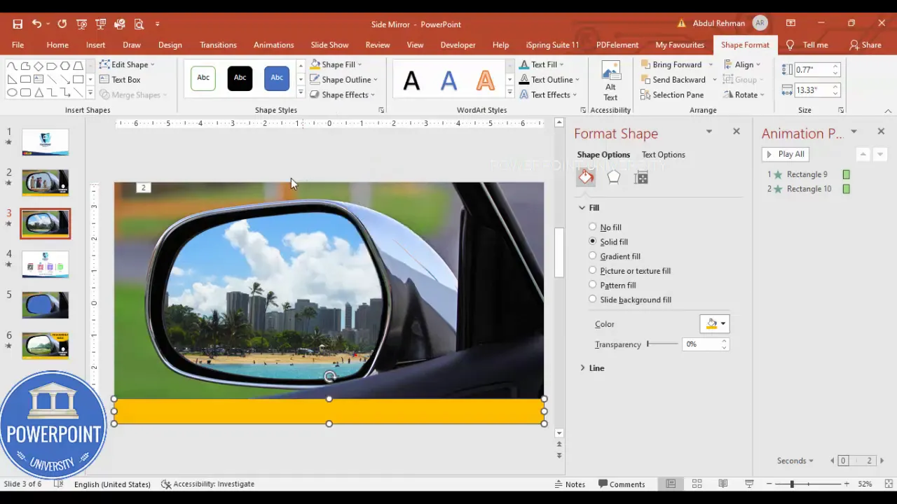 Example orange contact panel at the bottom corner with logo and agency details
