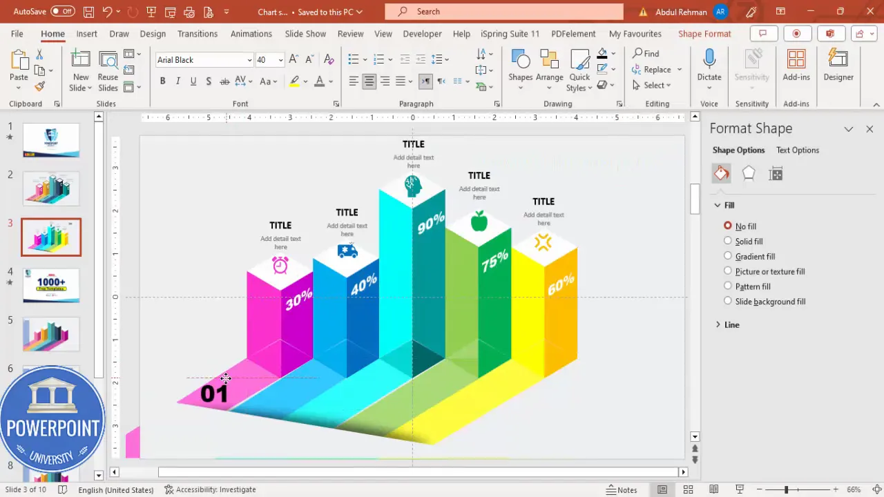 Large 3D numbers for bar identification
