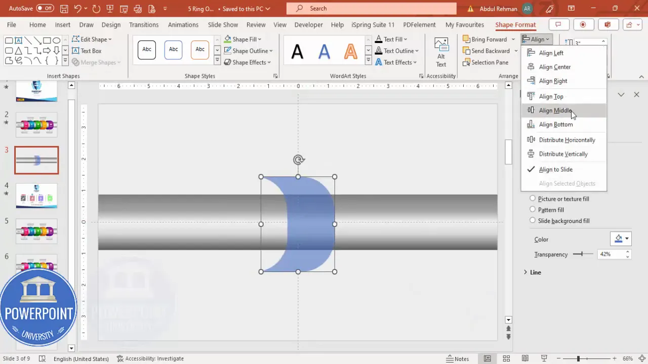 Merge Shapes → Subtract to trim overlapping rounded rectangles into a single segmented piece