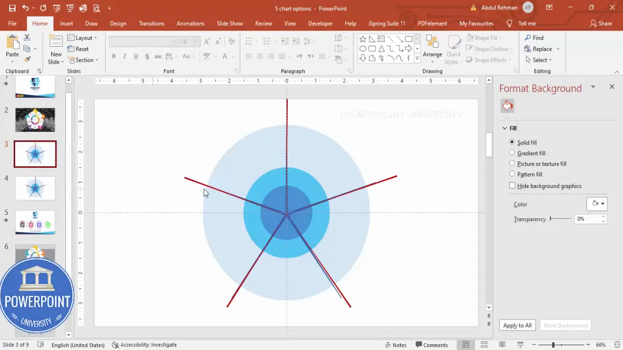 Duplicate slide as a backup before merging shapes