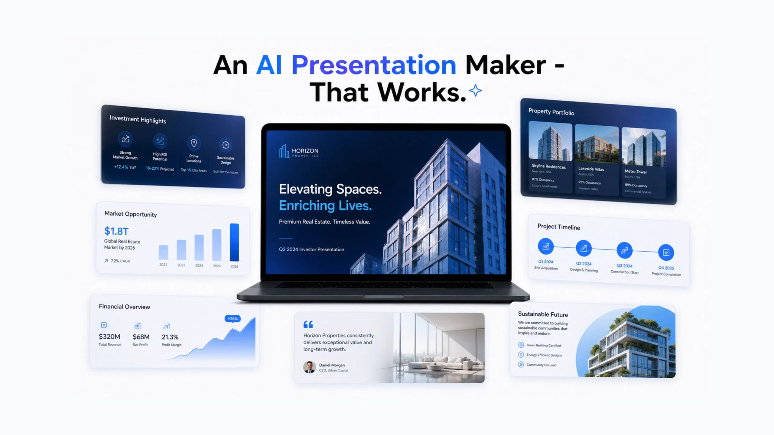 ExpertSlides — an AI presentation maker that works
