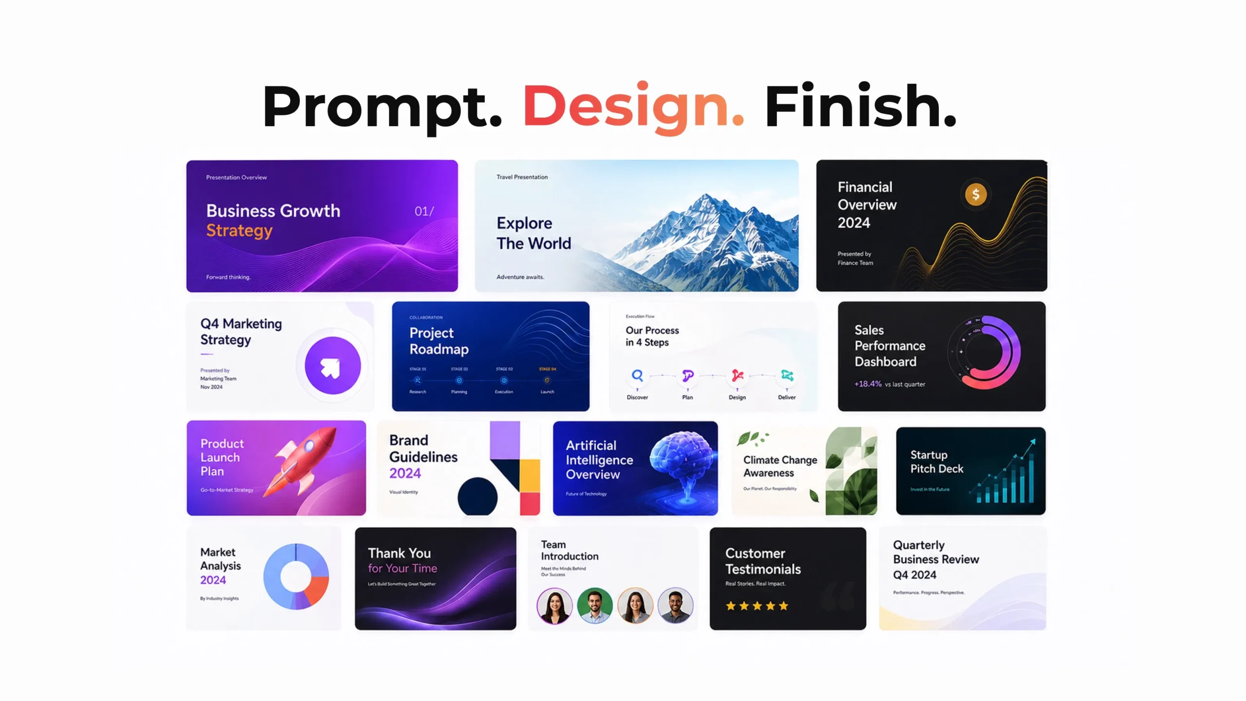 ExpertSlides — Prompt. Design. Finish.